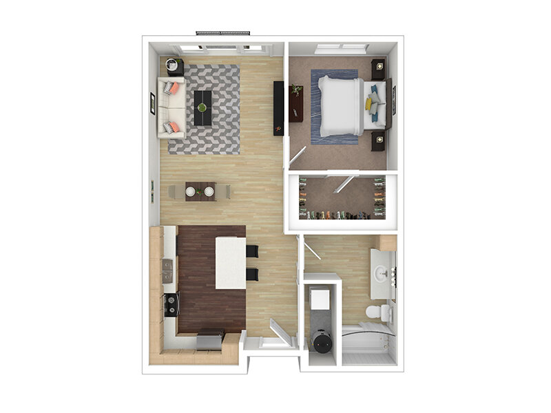 Tria Apartments Floor Plan Lodge Pole